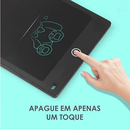 Tablet Infantil Lousa Mágica Digital LCD 8,5 Para Desenho Colorido Loja Ammix