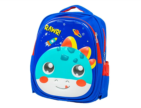 Mochila Escolar Infantil Bichinhos Bolsa De Costas Creche Alto Relevo Loja Ammix