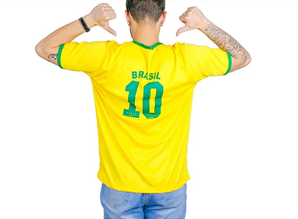 Camisa Brasil Copa do Mundo Torcedor Loja Ammix