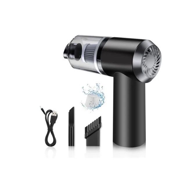 Mini Aspirador De Pó Automotivo Profissional 120W Sem Fio Recarregável - Loja Ammix