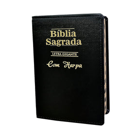 Kit 2 Bíblias Sagradas Letra Gigante Com Harpa Cristã - Loja Ammix