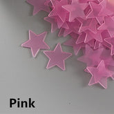 100 Stars Glow In The Dark 3d Pvc Fluorescent Luminous Wall Sticker For Bedroom Ceiling Loja Ammix