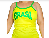 Camisa Regata Feminina Brasil - Loja Ammix