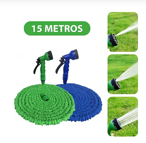 Mangueira Jardim Expansível Resistente Jatos D`Água Loja Ammix