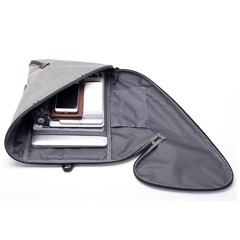 New men's bag shoulders Cotton canvas backpack outdoor travel bag Business large capacity student bag - Loja Ammix