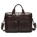 Factory wholesale men Handbag Shoulder leather briefcase bag business casual leather shoulder bag man - Loja Ammix