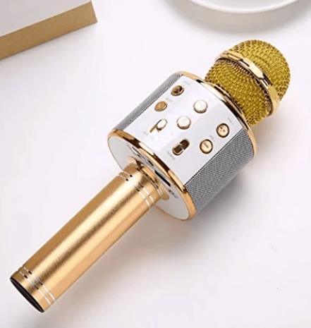 Microfone sem Fio com Alto falante Musicbox - Loja Ammix