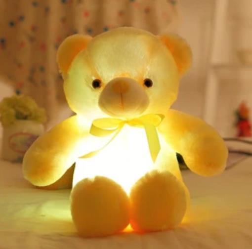 Urso de Pelúcia Com Luzes De LED - Loja Ammix