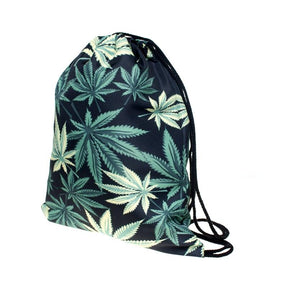 Mochila Moderna Impressão 3D com Cordão - Loja Ammix