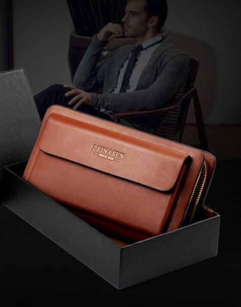 Bolsa Carteira de Couro Classic - Loja Ammix
