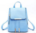 Women Backpack High Quality PU Leather Mochila Escolar School Bags For Teenagers Girls Top-handle Backpacks Herald Fashion - Loja Ammix