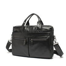 Factory wholesale men Handbag Shoulder leather briefcase bag business casual leather shoulder bag man - Loja Ammix