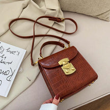 Trendy texture messenger bag - Loja Ammix