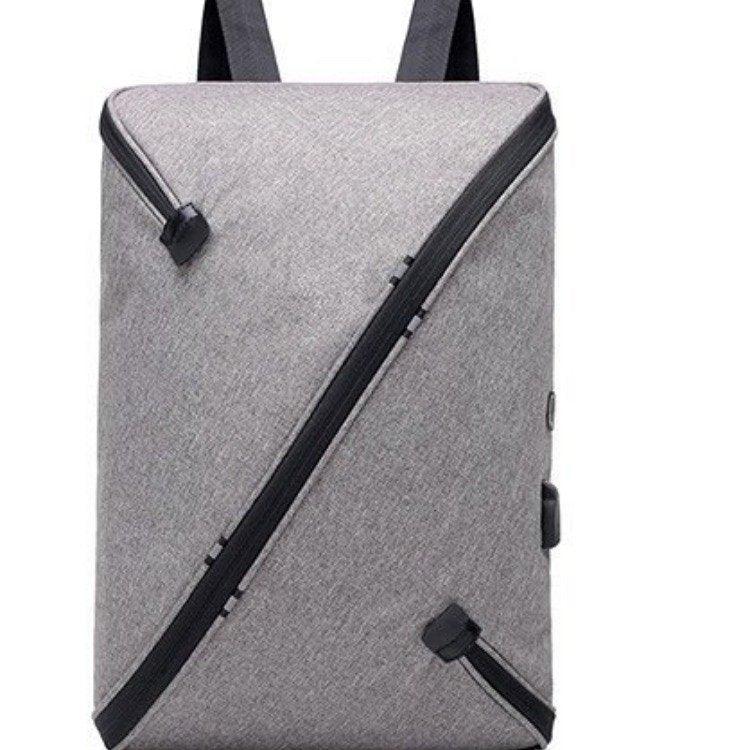 New men's bag shoulders Cotton canvas backpack outdoor travel bag Business large capacity student bag - Loja Ammix