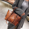 Brand Women Shoulder Bag PU Leather Female Large Totes Handbags Business Women Crossbody Bag Ladies bolsas Feminina - Loja Ammix