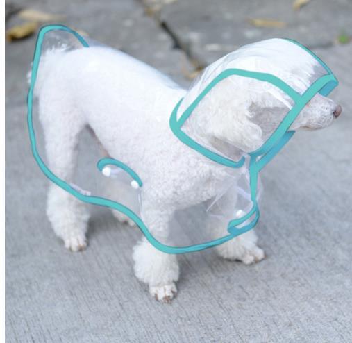 Transparent Pet Raincoat - Loja Ammix