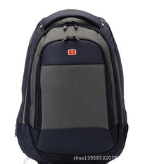 Swiss Army knife double shoulder bag can customize LOGO 15.6 inch computer bag business travel bag - Loja Ammix