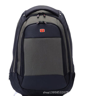 Swiss Army knife double shoulder bag can customize LOGO 15.6 inch computer bag business travel bag - Loja Ammix