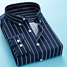 Camisa Masculina Social Manga Longa - Loja Ammix