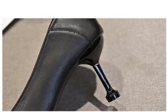 Black stiletto heel shoes - Loja Ammix