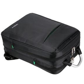 Notebook bag business men's computer bag portable travel bag aluminum multi-function backpack bag - Loja Ammix