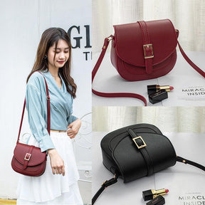 Bolsa de Couro Transversal Feminina - Loja Ammix