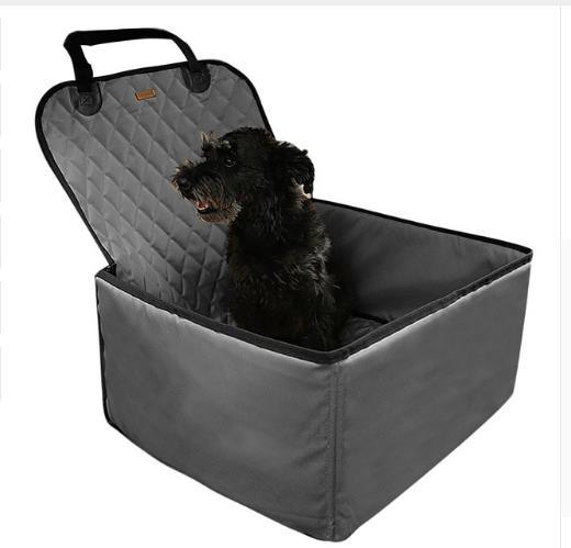 2 in 1 Pet Carrier Bucket Basket Waterproof Single Pet Dog Car Carrier Bag Car Seat Cover Protector Front Seat Car Mat - Loja Ammix