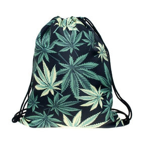 Mochila Moderna Impressão 3D com Cordão - Loja Ammix