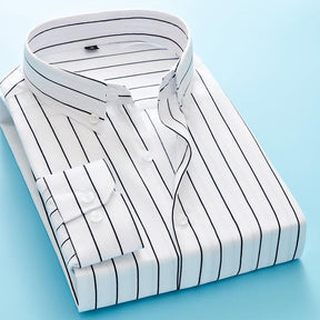 Camisa Masculina Social Manga Longa - Loja Ammix