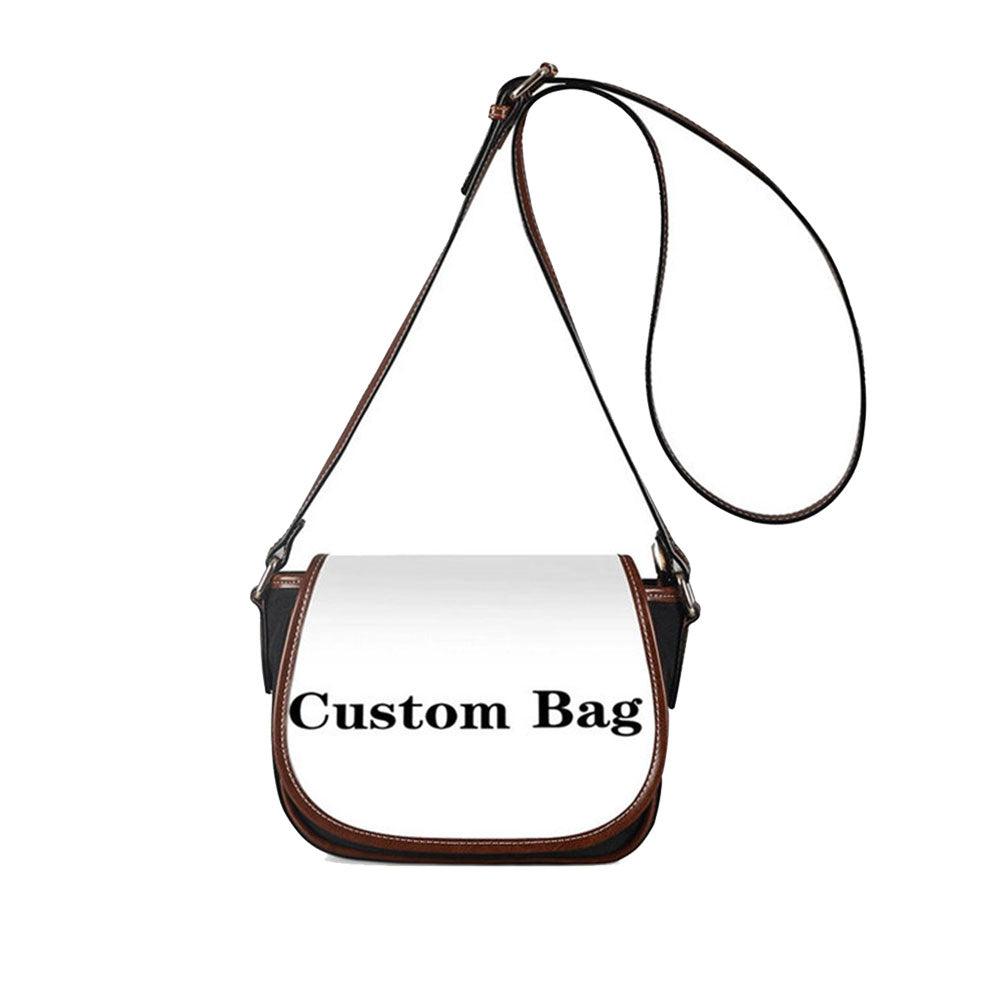 Print Shoulder Bag Ladies Messenger Bag Luxury Designer Female Bag PU Print on Demand - Loja Ammix