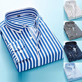 Camisa Masculina Social Manga Longa - Loja Ammix