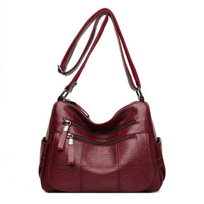 Bolsa de Ombro de Couro Moda Feminina - Loja Ammix
