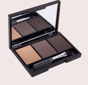 Paleta de Sombras para Sobrancelha de 3 Cores - Loja Ammix