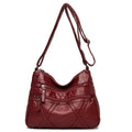 High Quality Women&#39;s Soft Leather Shoulder Bags Multi-Layer Classic Crossbody Bag Luxury Designer Handbag and Purse - Loja Ammix