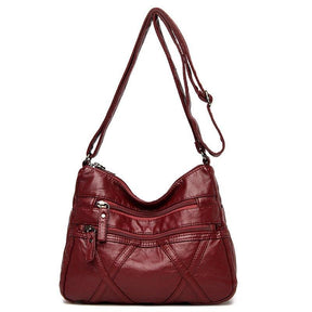 Bolsa de Ombro Feminina de Couro Designer de Luxo - Loja Ammix
