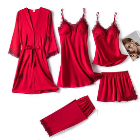Conjunto de Pijama de Seda - Loja Ammix