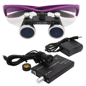 Lupa Dental Binocular Médico 2.5/3.5x420 - Loja Ammix