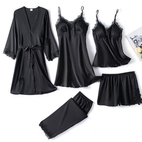 Conjunto de Pijama de Seda - Loja Ammix