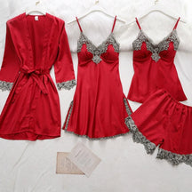 Conjunto de Pijama de Seda - Loja Ammix