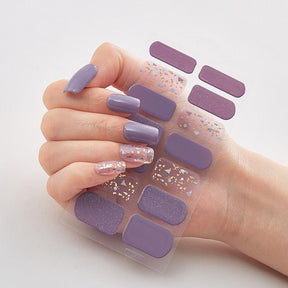 Four Sorts of Nail Stickers Fashion Nail Wraps Self Adhesive Manicure Decoracion Nail Strips Nail Sticker Set Nail Art - Loja Ammix