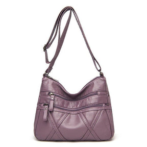 Bolsa de Ombro Feminina de Couro Designer de Luxo - Loja Ammix