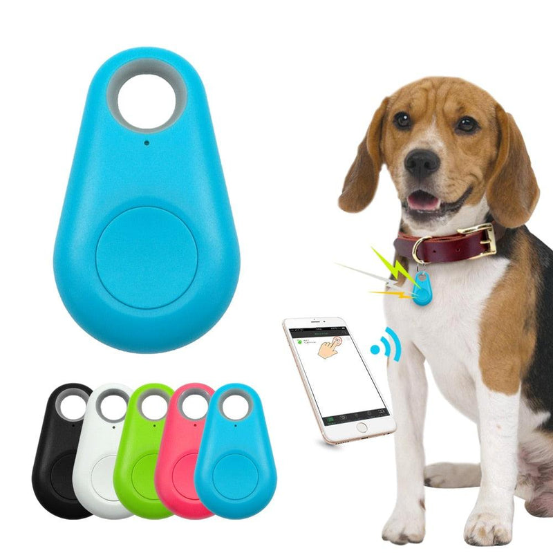 Pet Smart GPS Tracker Mini Anti-Lost Waterproof Bluetooth Locator Tracer For Pet Dog Cat Kids Car Wallet Key Collar Accessories - Loja Ammix