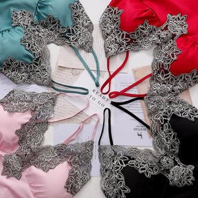 Conjunto de Pijama de Seda - Loja Ammix