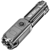 Flashlight Strong Light Rechargeable Zoom Giant Bright Xenon Special Forces Home Outdoor Portable Led Luminous Flashlight - Loja Ammix