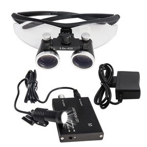 Lupa Dental Binocular Médico 2.5/3.5x420 - Loja Ammix