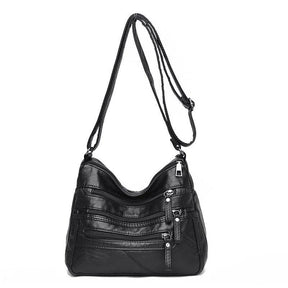 Bolsa de Ombro Feminina de Couro Designer de Luxo - Loja Ammix