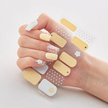 Four Sorts of Nail Stickers Fashion Nail Wraps Self Adhesive Manicure Decoracion Nail Strips Nail Sticker Set Nail Art - Loja Ammix