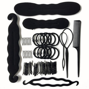 Kit de Acessórios de Cabelo para Vários Estilos de Penteado - Loja Ammix