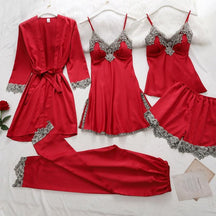 Conjunto de Pijama de Seda - Loja Ammix