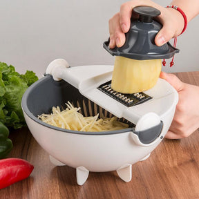 Ralador Cortador com Bacia Escorredor para Legumes - Loja Ammix
